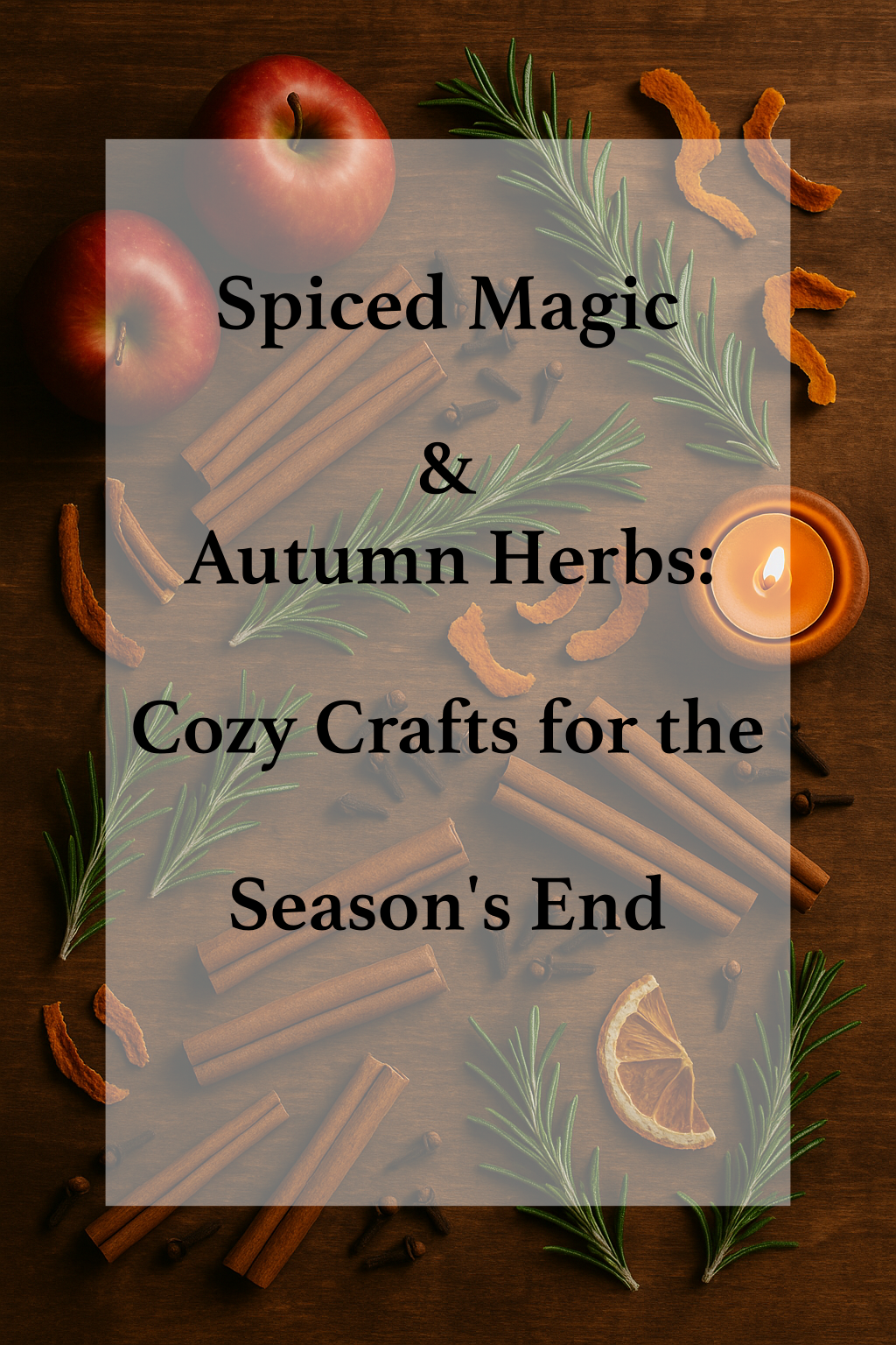 Spiced Magic & Autumn Herbs: Cozy Crafts for the Season’s End