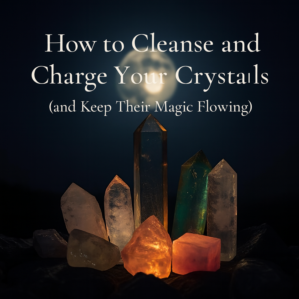 How to Cleanse and Charge Your Crystals (and Keep Their Magic Flowing)