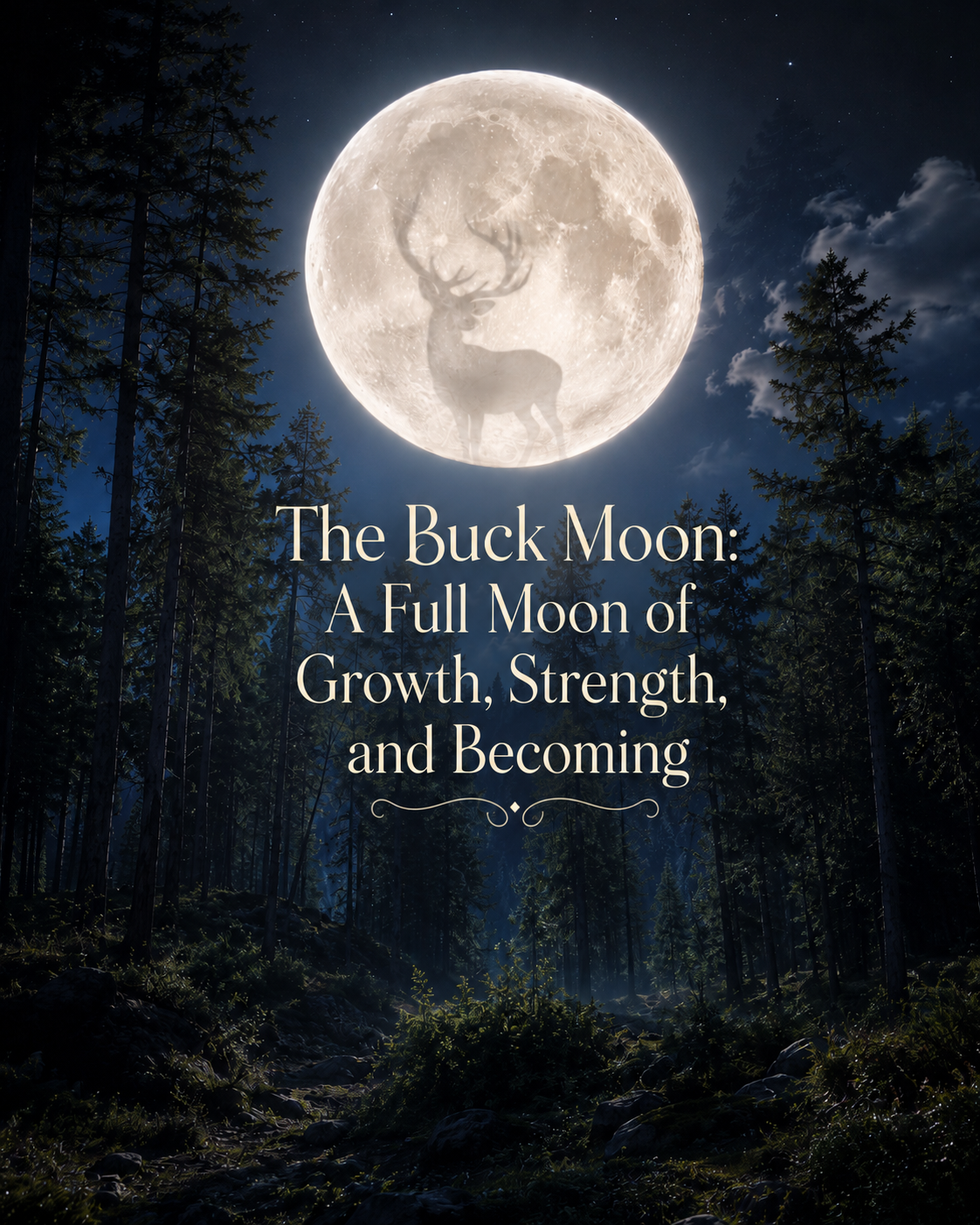 The Buck Moon: A Full Moon of Growth, Strength, and Becoming